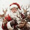 11.8x11.8inch - Santa Claus Reindeer 5D Diamond Painting Kits for Adult (Santa Claus)